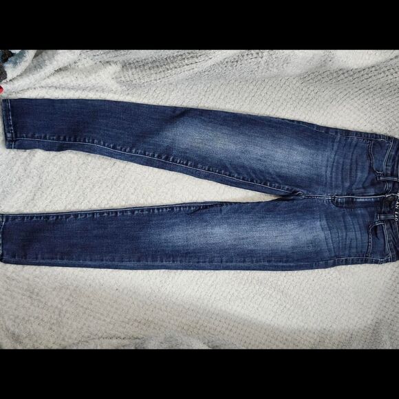 American-eagle-outfitters Women's Blue and Navy Jeans skinny size 2 - Picture 1 of 6